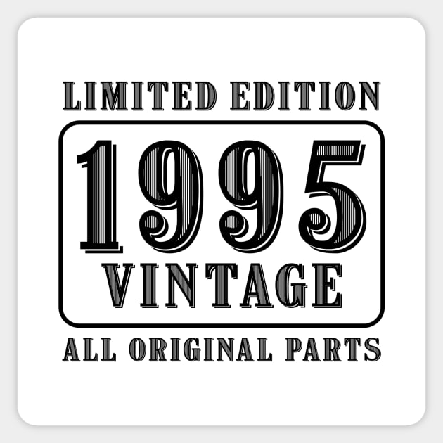 All original parts vintage 1995 limited edition birthday Sticker by colorsplash